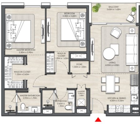 2 BEDROOM TYPE 3