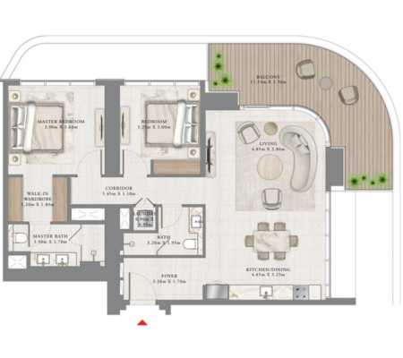 2 BEDROOM unit 2