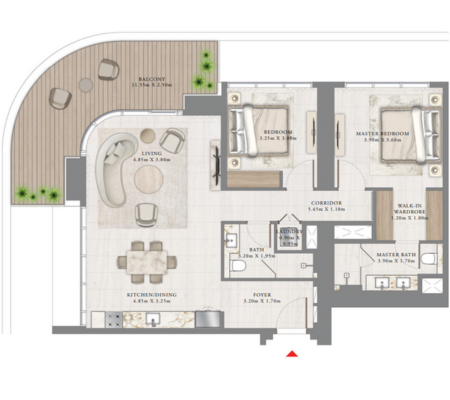 2 BEDROOM unit 3