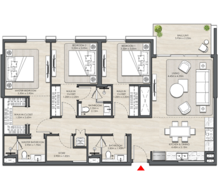 3 BEDROOM TYPE 2