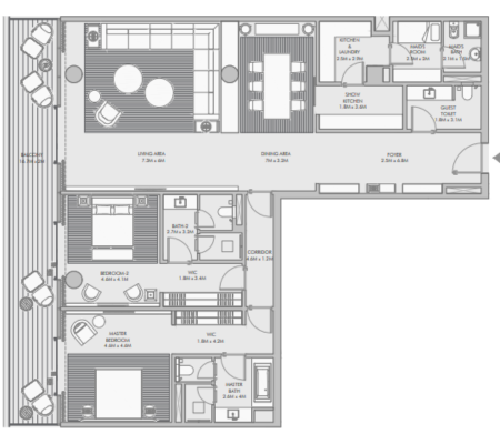 Two Bedroom Type A