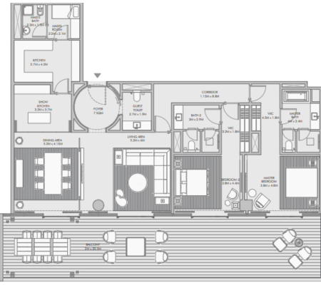 Two Bedroom Type C