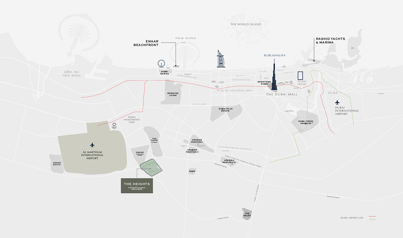 the heights map